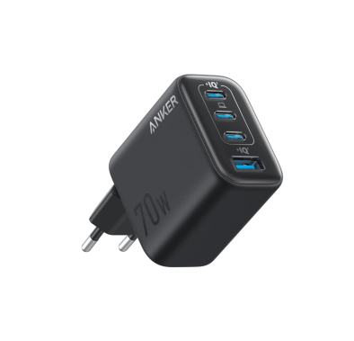 Anker Zolo Charger Adapter, 70W 4-Port, A121CP11 - Black