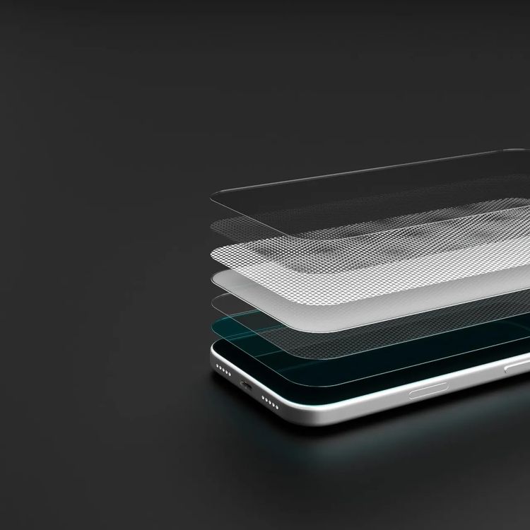 LEVELO واقي شاشة CurveFit 3D DLC - آيفون 17 إير، شفاف