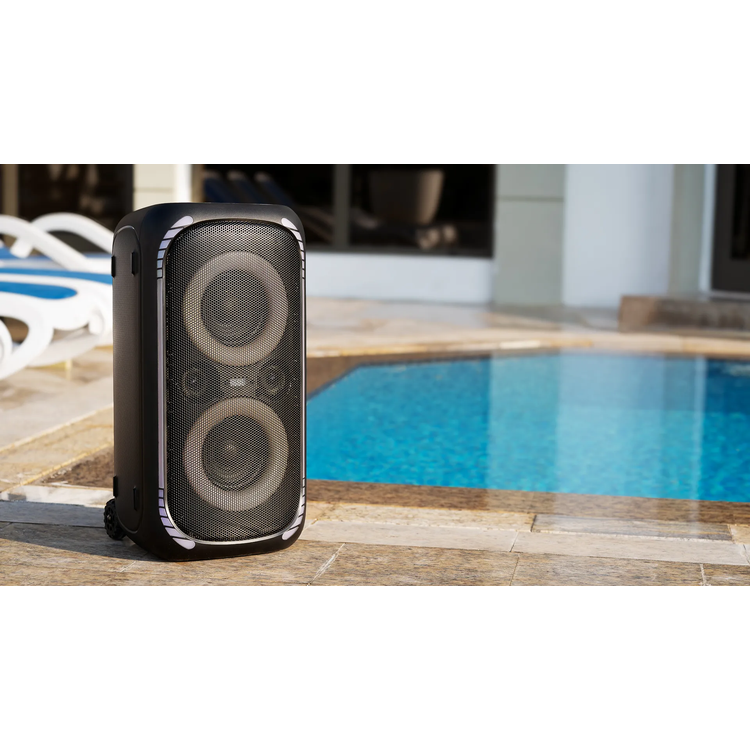 Porodo Soundtec Bash X Party Speaker with Trolley, PD-BASHX-BK - Black