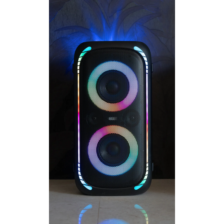 Porodo Soundtec Bash X Party Speaker with Trolley, PD-BASHX-BK - Black