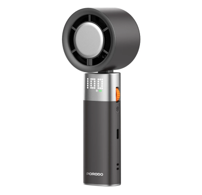 Porodo Handheld Turbo Fan PDLFST151BK - Adjustable Speed,...