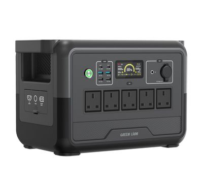 Green Lion Portable Power Station PGX1200 - 1200W, Black