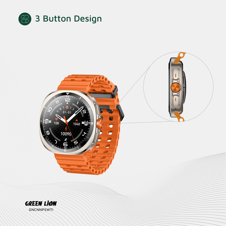 Green Lion Smart Watch Connect Pro - Titanium