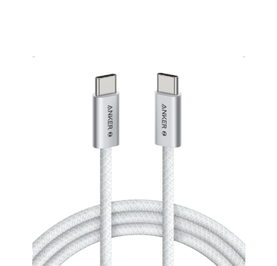 Anker USB-C to USB-C Cable A8060H22 - 240W Fast Charging, White
