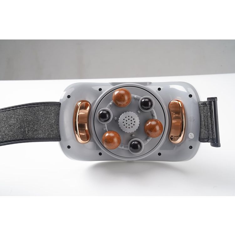 Porodo Seat Massager PD-LSNBMS-DKGY - Neck & Back Heat Therapy, Remote Control, Dark Gray
