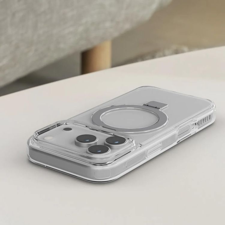 LEVELO iPhone 17 Pro Case Verona - MagSafe Compatible, Transparent