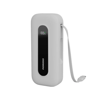 PORODO Power Bank PDPBFCH060WH - 10000mAh 22.5W Type-C, W...