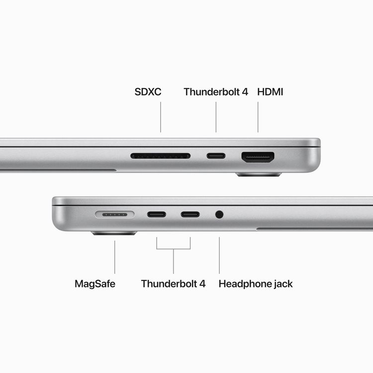 Apple MacBook Pro 14 inch M3 16GB 1TB - Silver
