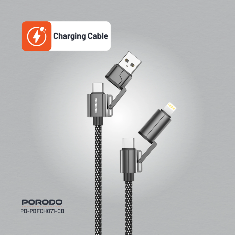 Porodo Ultimate Combo 6-in-1 Power Bank PDPBFCH071CB